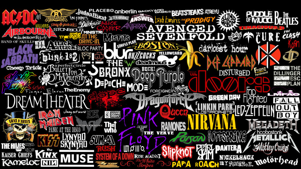 Rock Band Logos