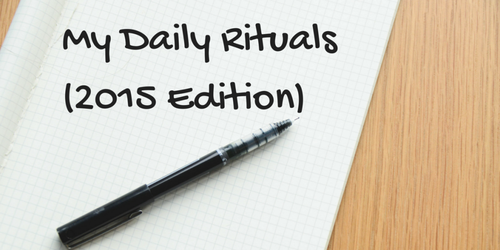 daily rituals