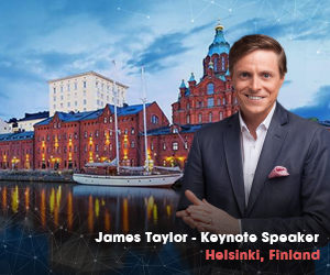 Keynote Speaker in Helsinki, FINLAND - James Taylor