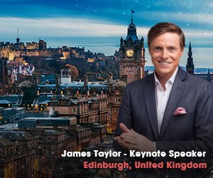 Keynote Speaker in Edinburgh, UK - James Taylor