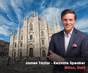 Keynote Speaker in Milan - James Taylor