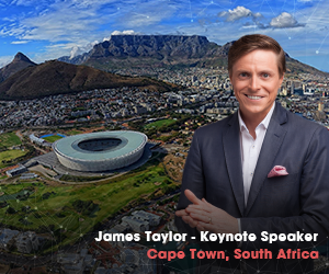 Keynote Speaker in Cape Town - James Taylor