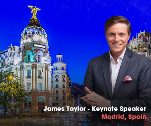Keynote Speaker in Madrid - James Taylor